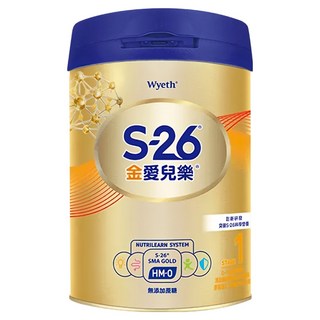 Wyeth 惠氏 S-26 金愛兒樂嬰兒配方奶粉 1號再升級版 0~12個月, 850g, 1罐