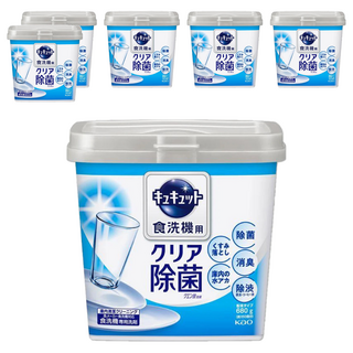 Kao 花王 Cucute 珂珂透 食洗機用檸檬酸洗碗粉 680g, 6盒