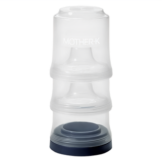 MOTHER-K 積木式奶嘴收納盒, 節省空間方便攜帶, 前後分隔收納設計, 海軍藍, 1組