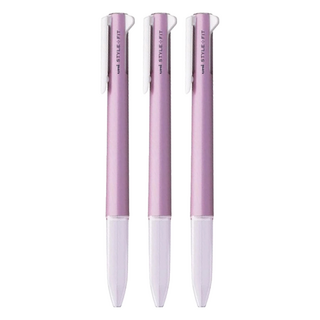 三色筆筆管 UE3H-208, 金屬粉紅, 3支