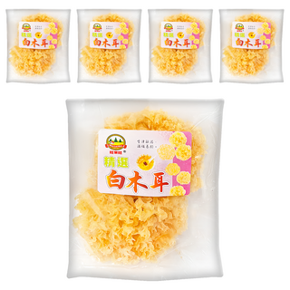 WON LAI WON 旺來旺 生機無毒白木耳, 60g, 5包