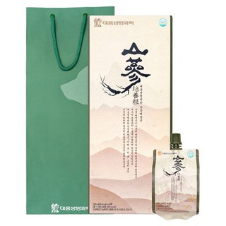 DAEWOONG LIFE SCIENCE 山蔘培養根6入 + 提袋, 180ml, 1盒
