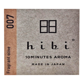 hibi 薰香 8入組 金木犀 10分鐘香氛 日本製造