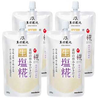 marukome 丸米 生鹽糀, 日本原裝進口, 家庭主婦寵兒, 味道溫潤回甘, 提升食物風味, 200g, 4包