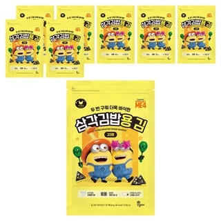 만전김 두번 구워 더욱 바삭한 삼각김밥용 김, 24g, 8개