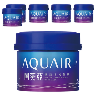 AQUAIR 阿葵亞 瞬效水光髮膜, 內外雙重修護 輕盈不黏膩, 230g, 6件