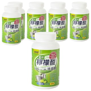 室飄香檸檬酸 (6罐) - 食品級 有效去除水垢、皂垢、水漬、尿垢等多種污垢, 300g
