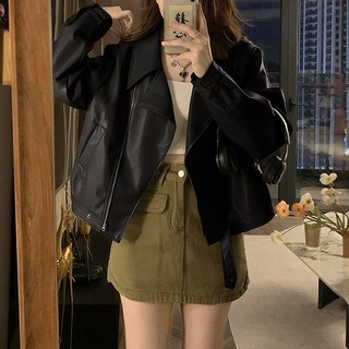 LUNA GIRL 女款 Morit 皮革夾克 L25FJK070311