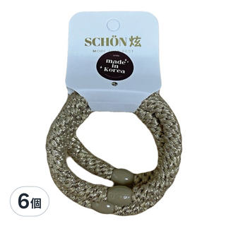 SCHÖN 韓國 KNK 超彈力皮筋 3入組, M1023, 2組