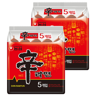 NONGSHIM 農心 韓國境內版 辛拉麵 120g, 10包