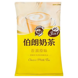 MR.BROWN 伯朗咖啡 伯朗奶茶 三合一 香濃原味 17g x 45包, 1袋
