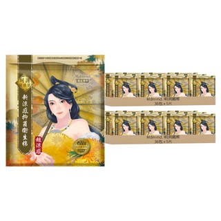 Mdmmd. 明洞國際 後宮超涼感系列 新涼感抑菌衛生棉, 夜用加長型 41cm, 5片, 72包
