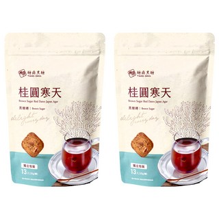 糖鼎 黑糖磚 桂圓寒天, 30g, 13顆, 2包