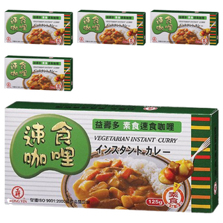 工研 素食速食咖哩, 125g, 5盒