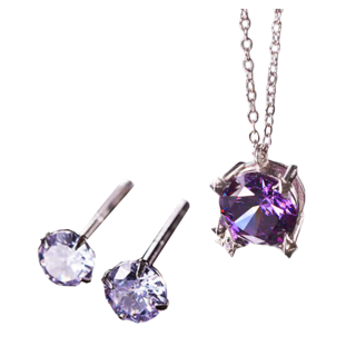 MARIGOLD 美爾朵 12 星座星辰誕生石 925純銀 項鍊 耳環 + 項鍊禮盒