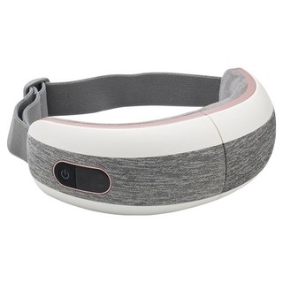 TAKASHIMA 高島 i Eye 智能眼罩，氣壓多頻按摩, 親膚絨布面, 石墨烯恆溫熱敷, 180度折疊, 藍牙音樂, Type-C充電, M-2209, 白 + 灰