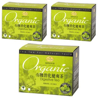 Magnet 曼寧 有機消化健爽茶, 20包, 2g, 3盒