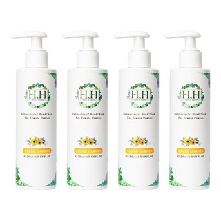 HH 草本新淨界 女性私密衣物抗菌手洗精 蛋白質酵素瓦解血漬和分泌物 乳酸益菌配方 保濕因子, 200ml, 4瓶