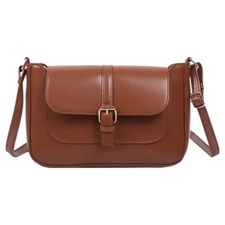 SORIDAL 女用 盧比諾 現代基本款 托特斜背包, 棕色