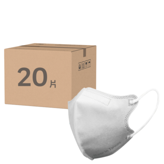 JUN 郡昱 青少年立體醫療口罩 S(13 x 10cm) 8歲以上適用, 潔淨白, 10片, 2盒