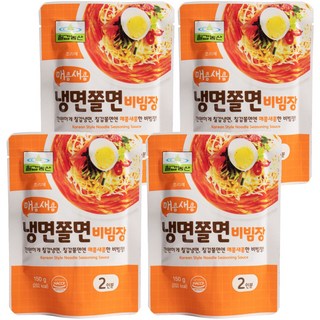 Chilkabnongsan 韓式冷麵Q彈麵拌醬, 150g, 4個