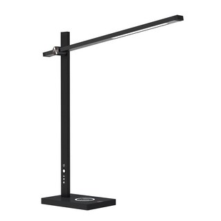 快譯通 LED 無線充 護眼檯燈 LED燈12W+無線充電5W 鋁合金材質, 黑色