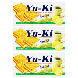 Yu-Ki 檸檬夾心餅, 150g, 3盒