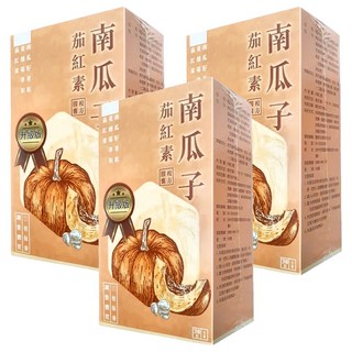 梁衫伯 南瓜子茄紅素複方膠囊 全素, 30顆, 3盒