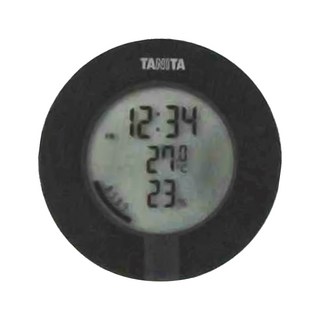 TANITA 塔尼達 計時器 溫濕度計 電子時鐘 TT-585, 黑色