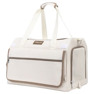 毛皇上 寵物外出行李包 上層, 棕色, 1個