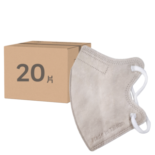 JUN 郡昱 青少年立體醫療口罩 S, 燕麥奶, 10片, 2盒