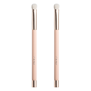 MEKO 磁力粉嫩專業眼影刷 小 台灣設計 磁鐵刷具 多功能彩妝修容刷 可吸附於磁鐵框架 質輕柔軟不刺膚, Z-007, 2支