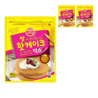 OTTOGI 不倒翁 鬆餅粉, 400g, 3個