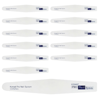 KONAD 專業三面拋光棒, 磨平 細磨 拋光一次搞定, 三入組, 12支, 單色