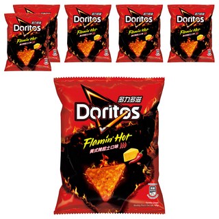 Doritos 多力多滋 玉米片 美式辣起士, 40g, 6包