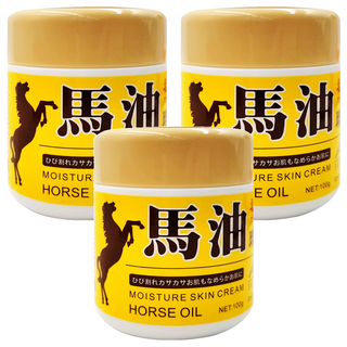 ADD Plus 馬油滋養修護霜 100g 北海道馬油 全膚質適用 全面保濕, 3罐