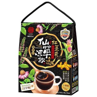 豐滿生技 紅薑黃仙草凍飲 添加紫錐花 台灣原產, 25g, 8包
