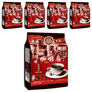 咖啡樹牌檳城濾袋式經典咖啡烏 黑咖啡經典原味, 11g, 20包, 5袋