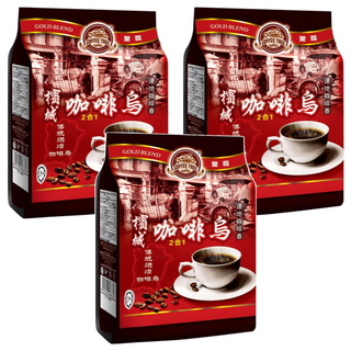 咖啡樹牌 檳城濾袋式經典咖啡烏, 黑咖啡經典原味, 11g, 20包, 3袋