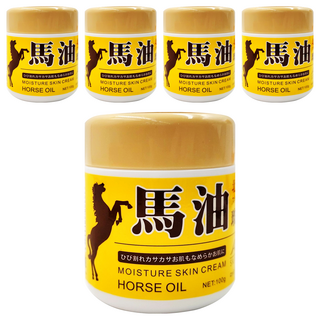 ADD Plus 馬油滋養修護霜 100g 北海道馬油 全膚質適用 全面保濕, 5罐