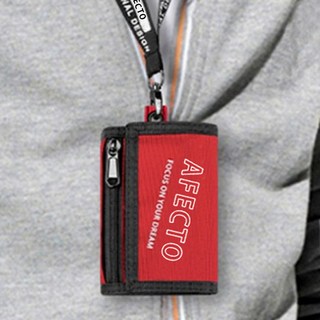 AFECTO 魔鬼氈運動三折錢包