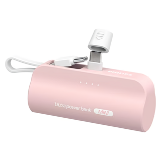 PHILIPS 飛利浦 口袋行動電源 Lightning, DLP2550VP/96, 粉色