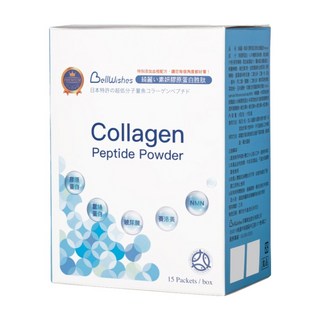 BellWishes 貝爾威旭 綺麗い素妍 膠原蛋白胜肽Premium, 8g, 15包, 1盒