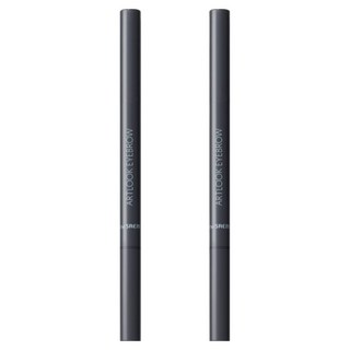 THe SaeM 得鮮 自然柔順持色眉筆 附眉刷 一筆快速完妝 獨特三角狀筆芯, 06 亞麻棕色, 2支