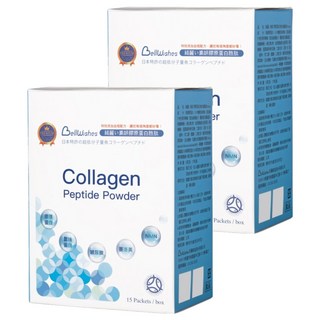 BellWishes 貝爾威旭 綺麗い素妍 膠原蛋白胜肽Premium, 8g, 15包, 2盒