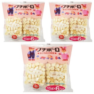 西村 福吉蛋酥 6入, 原味, 15g, 3袋