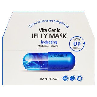 BANOBAGI 佰諾佰琪 保濕補水維生素果凍面膜, 10入, 1組