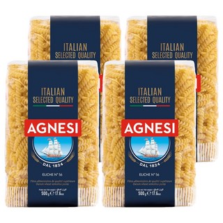 AGNESI 義大利螺旋麵, 500g, 1包, 4包