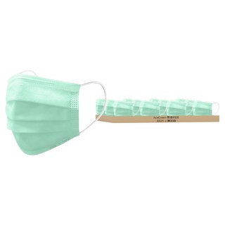 AceGreen 聚泰科技 兒童平面口罩, 50片, 薄荷綠, 6盒