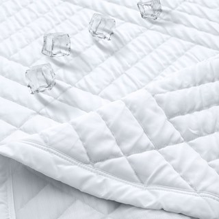 코멧 홈 이지쿨 듀라론 100% 냉감패드, 화이트